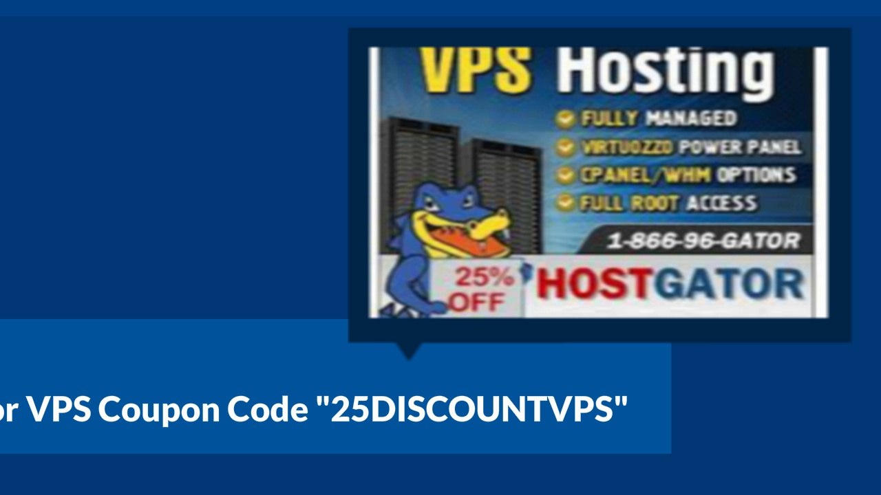 Hostgator VPS Discount Code
