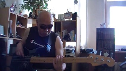 Summertime JazzBlues Oscar Peterson Bass cover Bob Roha