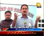 Jamshed Dasti Talk to Press outside Parliament House