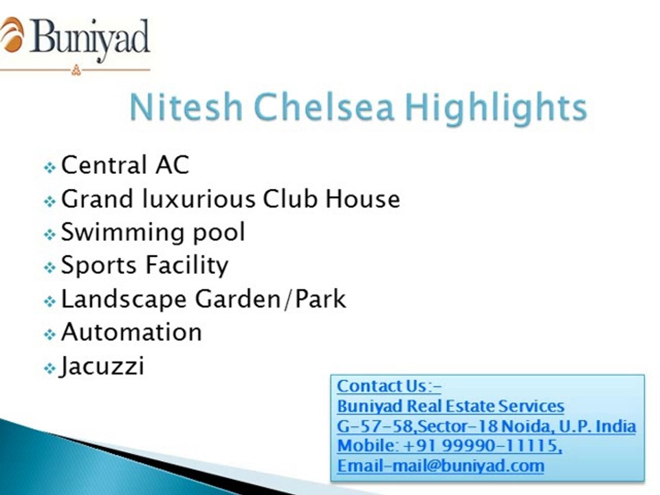 Nitesh Chelsea Hosur Main Road Bangalore