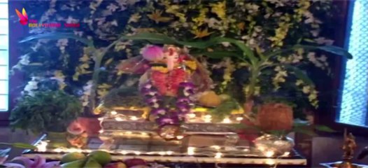Ravi Kishan Ganpati Pooja Bhojpuri Star
