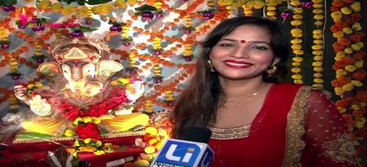 Tanisha Singh Ganpati Pooja At Home
