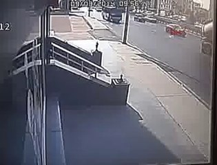 Köprü yıkan damper böyle görüntülendi