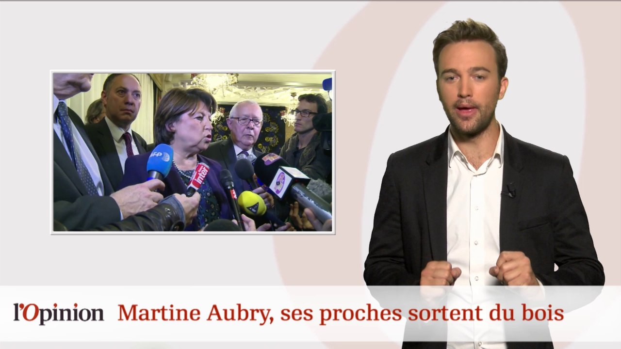 Martine Aubry, ses proches sortent du bois