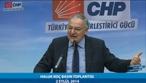 PROF.DR. HALUK KOÇ BASIN TOPLANTISI 03/09/2014