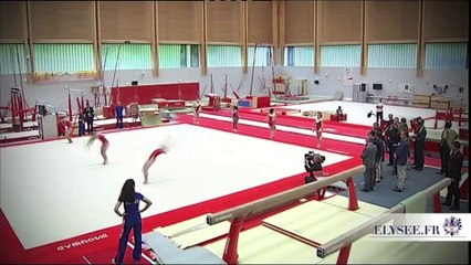 Entrainement des athlètes de l'INSEP