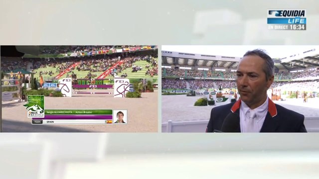 Patrice Delaveau détaille son parcours sans faute du Champ. Equipe - JEM - 03/09/14