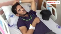 Afyonkarahisar Gazze Dramı Yardıma Gitti, Bacağı Koptu