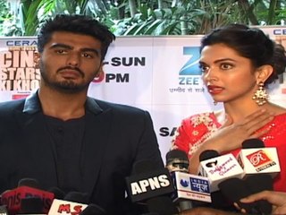 Скачать видео: Deepika Padukone And Arjun Kapoor At Cinestars Ki Khoj | Finding Fanny