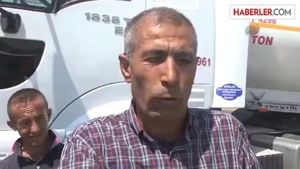Silopi'de yol kapatma eylemi