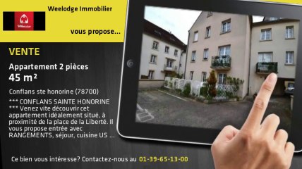 Vente - appartement - Conflans ste honorine - 45m²