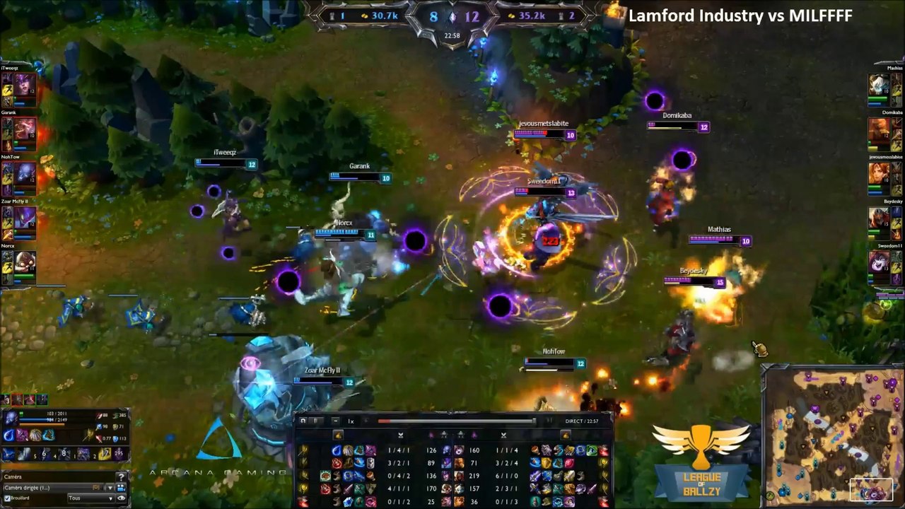 Arcana Cup #1 - Finale Arbre Amateur - MILFFFF vs Lamford Industry - Game 2