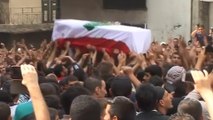 Funeral of Lebanese soldier beheaded by IS militants