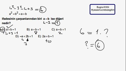 Pratik Matematik Çarpanlara Ayırma Soruları nasıl kolay yoldan çözülür ?
