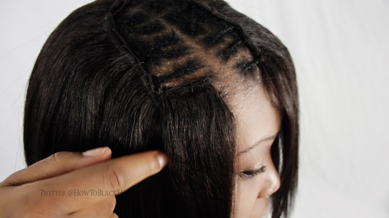 How To Sew In Weave Tracks For Invisible Part S...