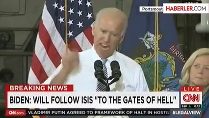 Biden: IŞİD'i Cehennemin Kapılarına Kadar Takip Edeceğiz