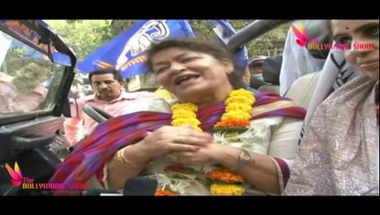 Popular Choreographer Saroj Khan Support For BSP