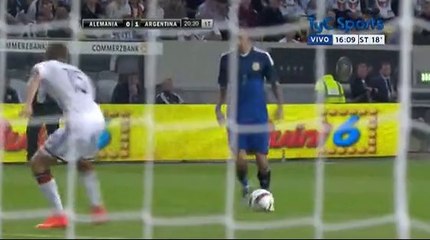 GOL de Sergio Agüero. Alemania 0-1 Argentina