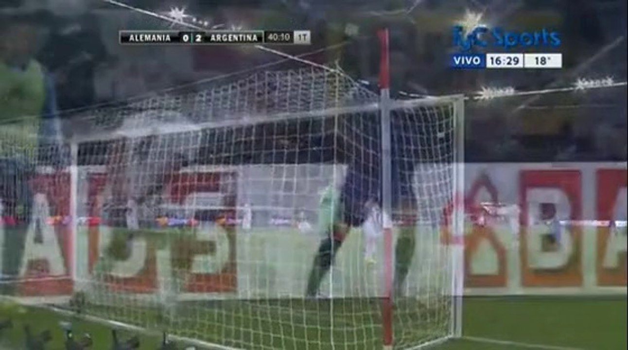 GOL de Lamela. Alemania 0-2 Argentina.