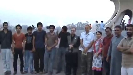 Zaid at minar e Pakistan March 2010
