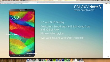 NEW Samsung Galaxy Note 4 Amazing IFA 2014 Concept