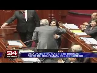 Ana Jara y su Gabinete buscan voto de confianza del Congreso