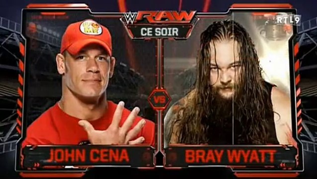 RTL9 RAW JOHN CENA VS BRAY WYATT
