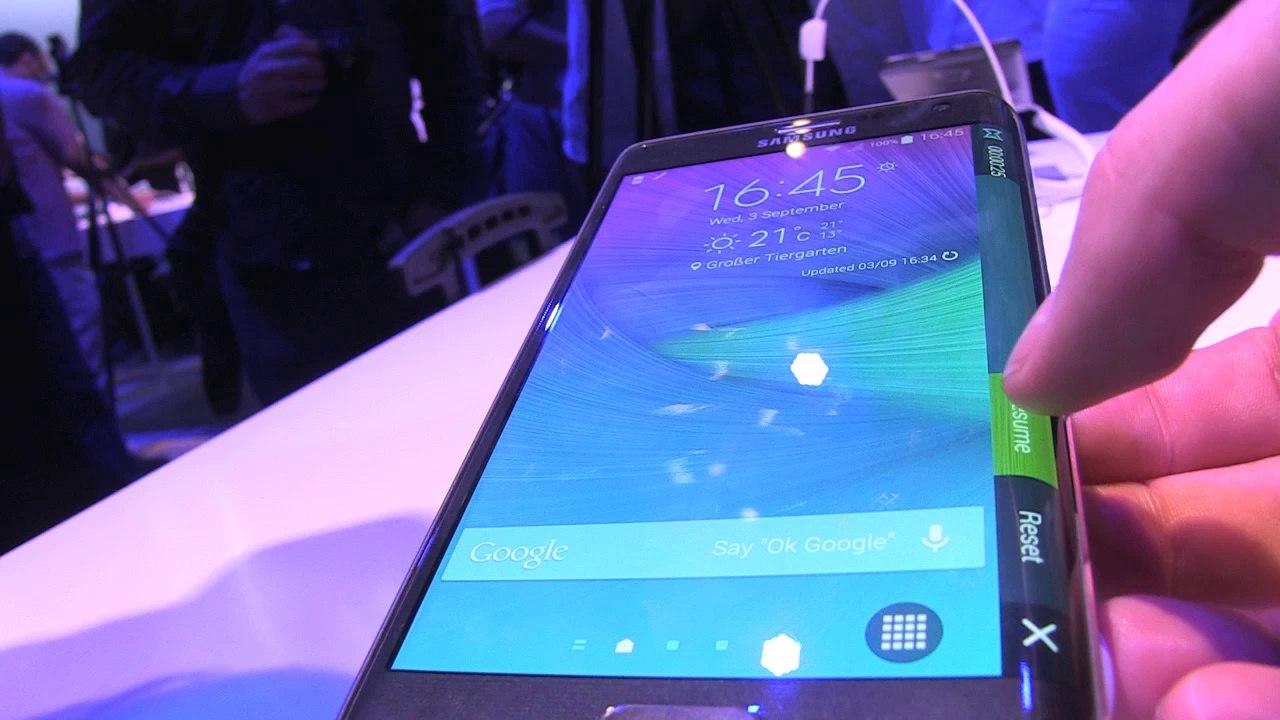 Samsung Galaxy Note Edge: la prise en main