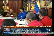 Maduro encabeza acto de juramentación de ministros y vicepresidentes