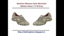 Skechers Womens Sole Attraction Athletic Shoes 7.5 M Grey