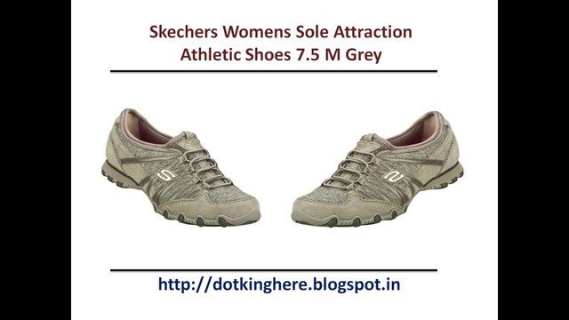 Skechers Womens Sole Attraction Athletic Shoes 7.5 M Grey