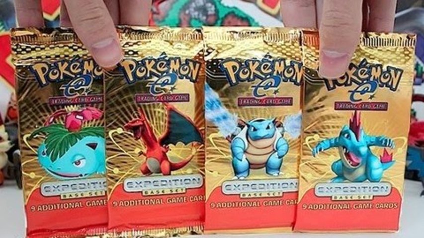 Opening 4 Pokemon Expedition Base Set Booster Packs! - video Dailymotion