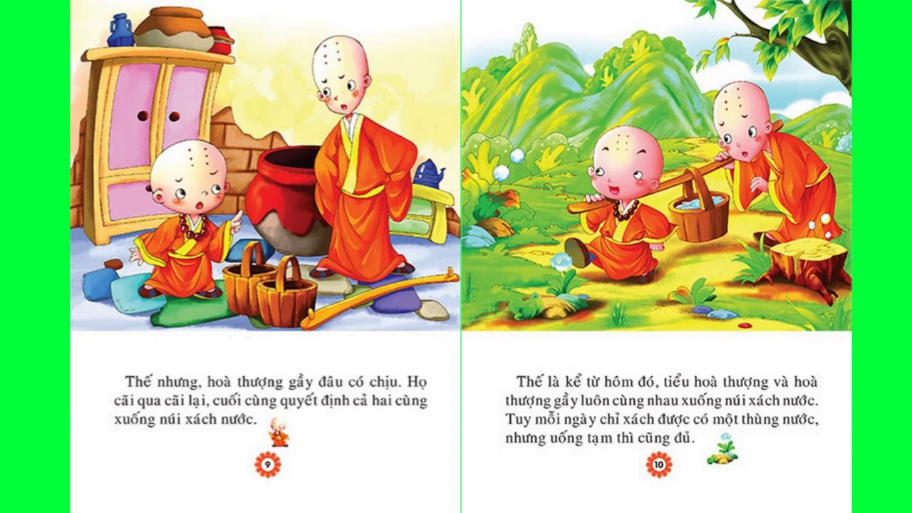Chuyện kể cho bé: Chuyện Ba Hòa Thượng