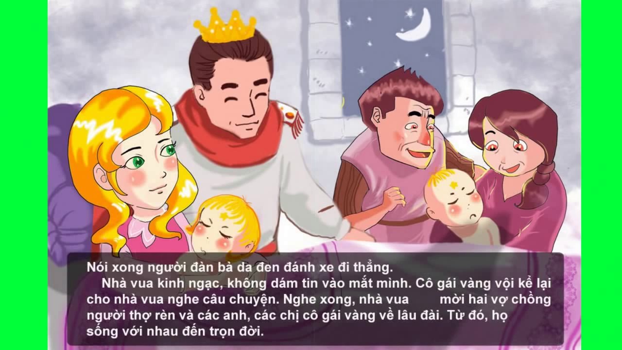 Chuyện kể cho bé: Cô Gái Vàng Phần 3