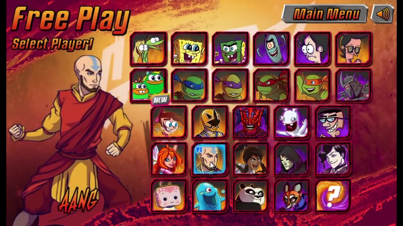 Nick Games_ Super Brawl 3 Good Vs. Evil - Aang Vs. Tahno