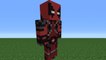 Minecraft Tutorial: How To Make A Deadpool Statue