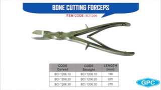 Double Action Bone Cutting Forceps, Straight & Curved