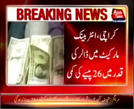 Dollar Declines Against Pak rupee