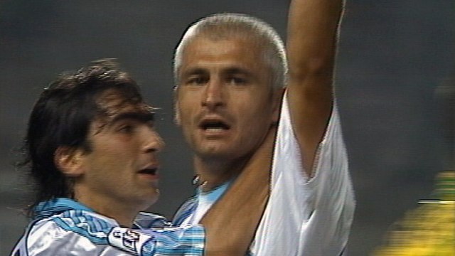 1998/99 - OM 2-0 Nantes : le but de Ravanelli