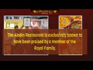 The Best Curry House In Bricklane - Aladin Brick Lane