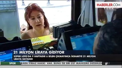 Süper Loto'da Büyük İkramiye 21 Milyon Liraya Gidiyor