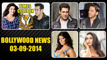 Bollywood News | Salman Khan, Alia Bhatt Ranked Bollywood No.1 Celebs | 03rd September 2014