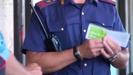 Roma - Controlli della Polizia nella stazione Termini (03.09.14)