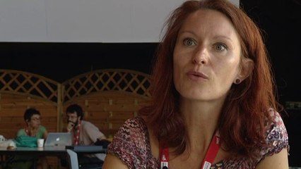 Claudia Zels conseille les jeunes photographes à Visa pour l'image