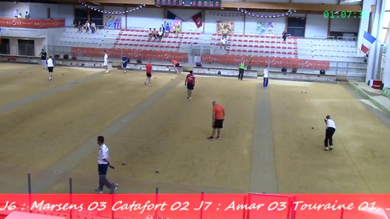 Premier tour D1, France Simple, Sport Boules, Dardilly 2014