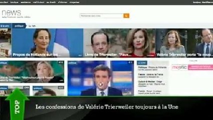 Top/Flop : les confessions de Valérie Trierweiler toujours à la Une