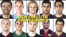 Barça mostra os novos reforços para a temporada 2014/2015