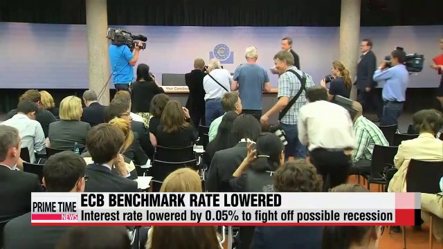 ECB lowers eurozone interest rates to 0.05%