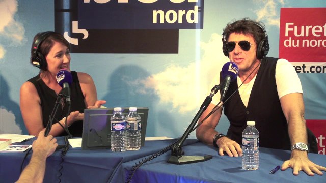 Patrick Bruel au micro de Daniela Lumbroso pour France Bleu