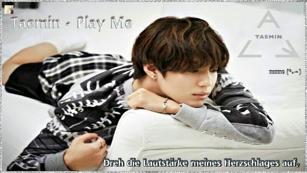 Taemin (SHINee) - Play Me - Play Me k-pop [german sub]
